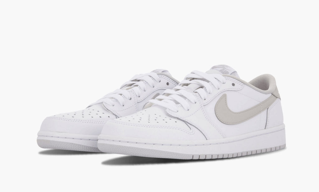 "White / Neutral Grey - 2015 Release" Air Jordan 1 Retro Low OG - product image from the listing.