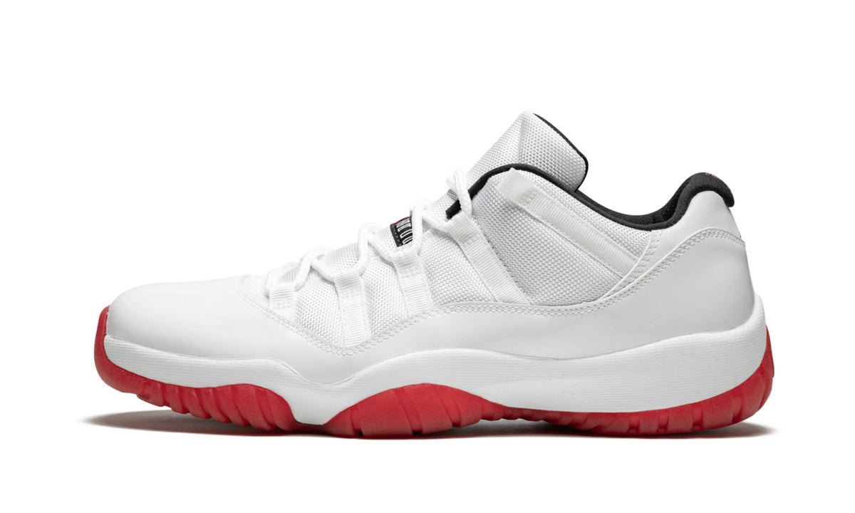 Air Jordan 11 Retro Low White/Varsity in Red - product image from the listing.