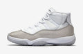 Women's Air Jordan 11 Retro White Metallic Silver - product image from the listing.