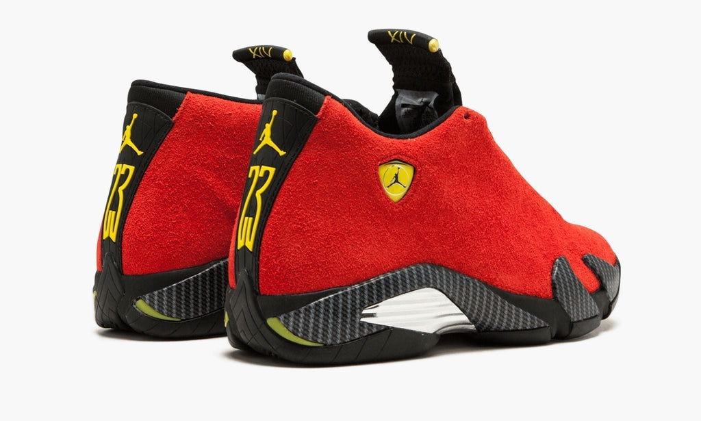 "Ferrari" Air Jordan 14 Retro - product image from the listing.
