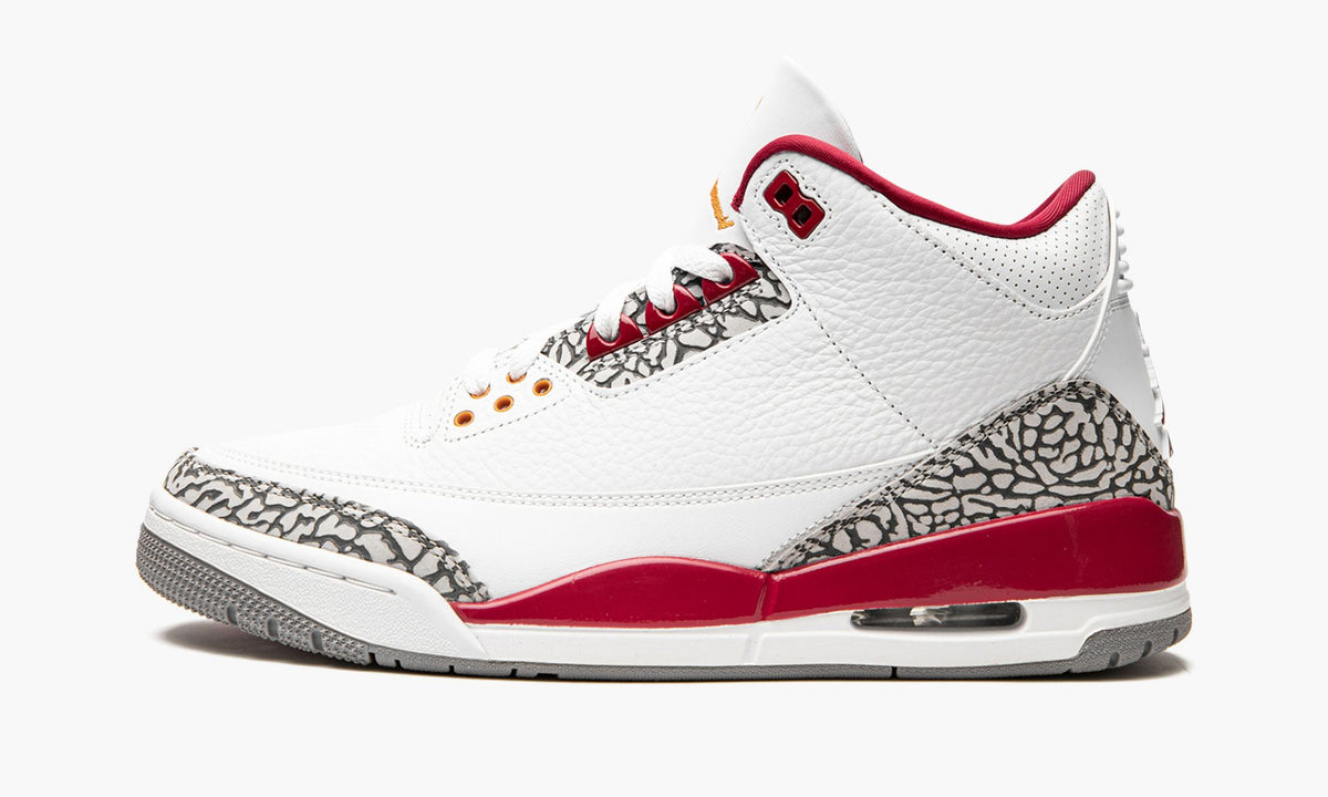 "Cardinal" Air Jordan 3 - product photo shown in the listing for this item.