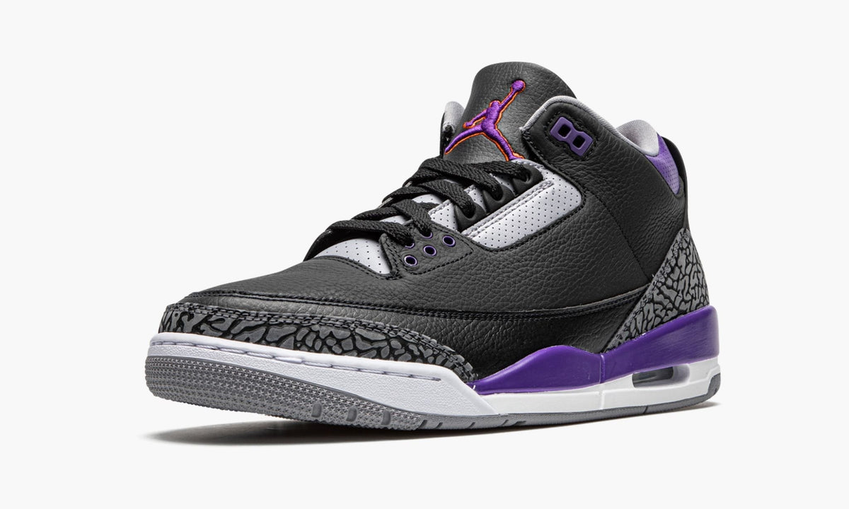 Air Jordan 3 Retro Court in Purple - product image from the listing.