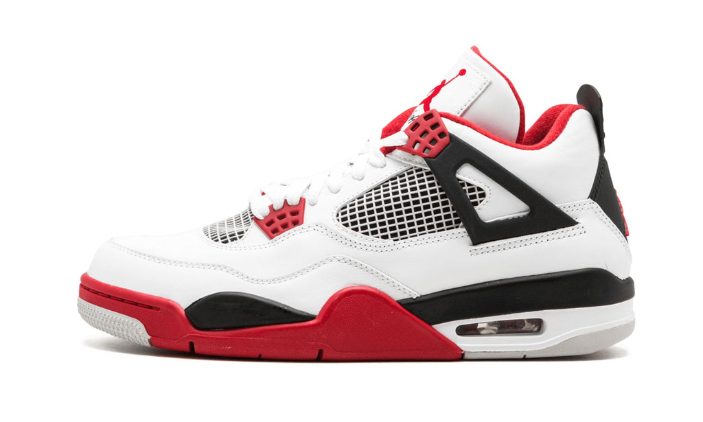 "Fire Red" Air Jordan 4 Retro - product image from the listing.