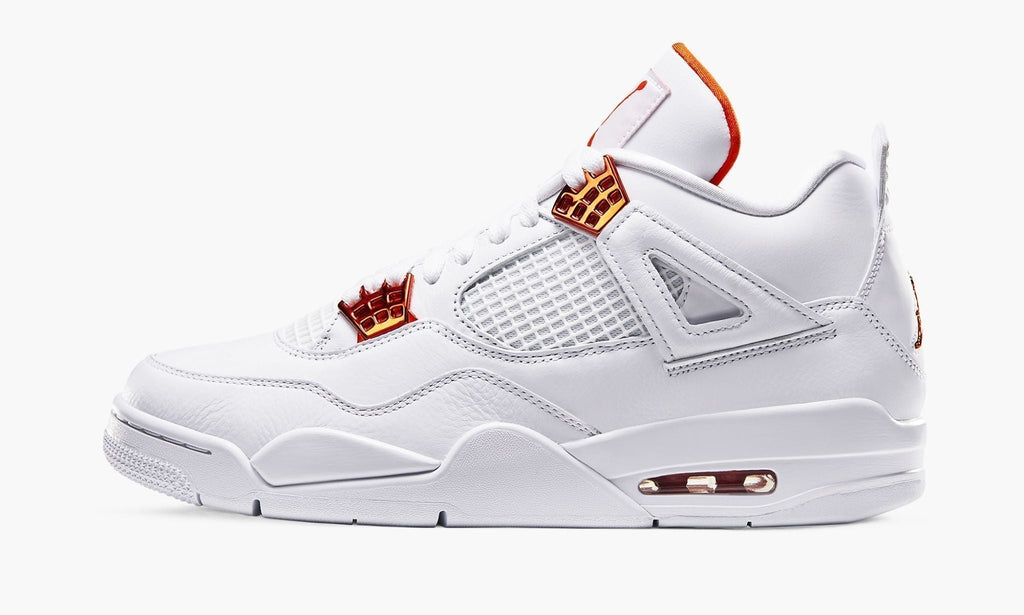 Air Jordan 4 Retro Metallic Pack in Orange - product image from the listing.