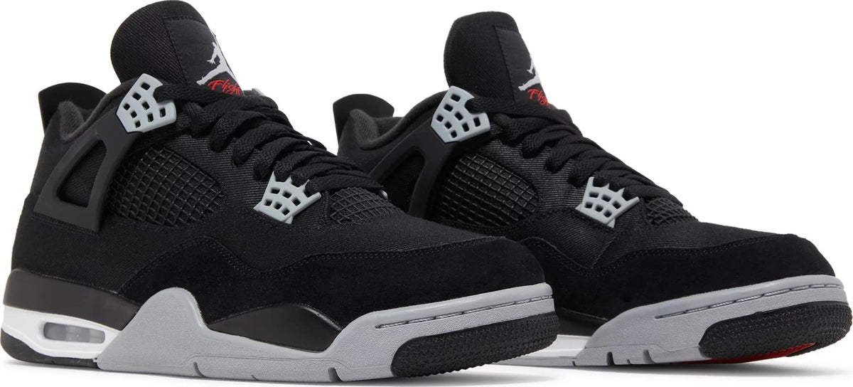 Black Canvas - Air Jordan 4 Retro SE - product image from the listing.