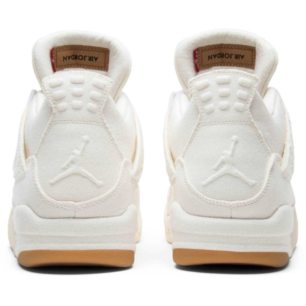 White Denim x Levi's - Air Jordan 4 Retro - product image from the listing.