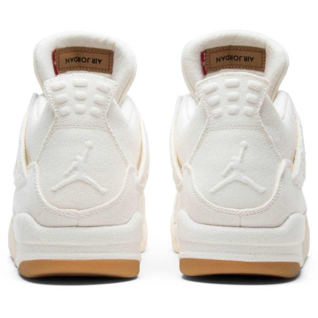 White Denim x Levi's - Air Jordan 4 Retro - product image from the listing.