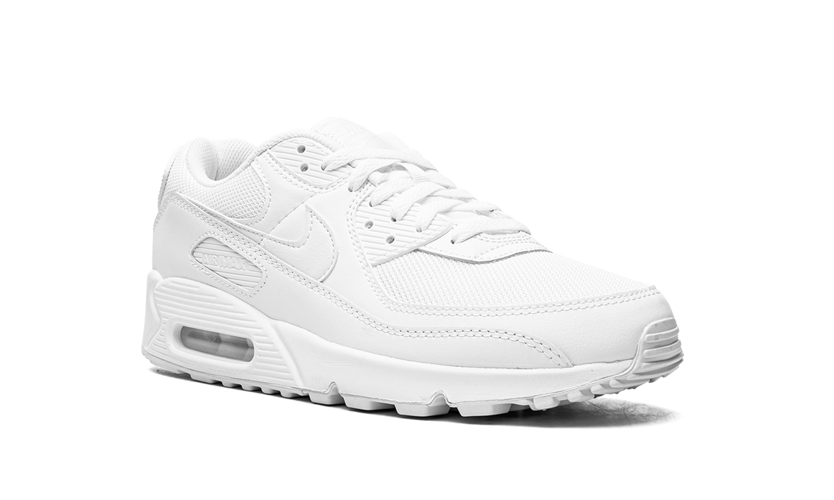 Women's Air Max 90 "Triple White (2022)" dh8010 100 - product image from the listing.