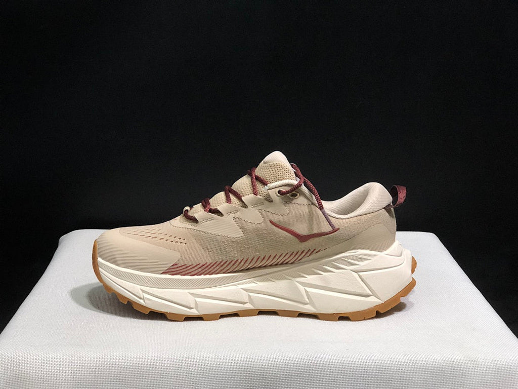 Beige HOKA Skyline Float X Trail Sneakers - product image from the listing.