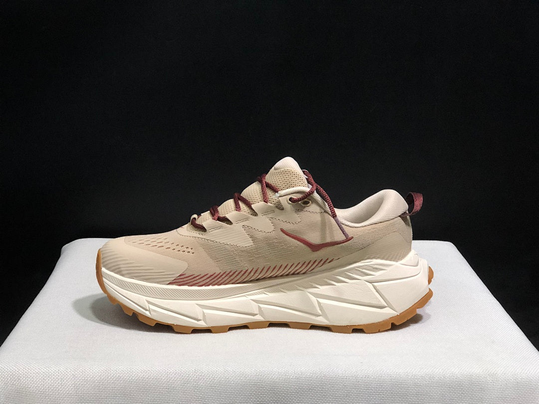 Beige HOKA Skyline Float X Trail Sneakers - product image from the listing.