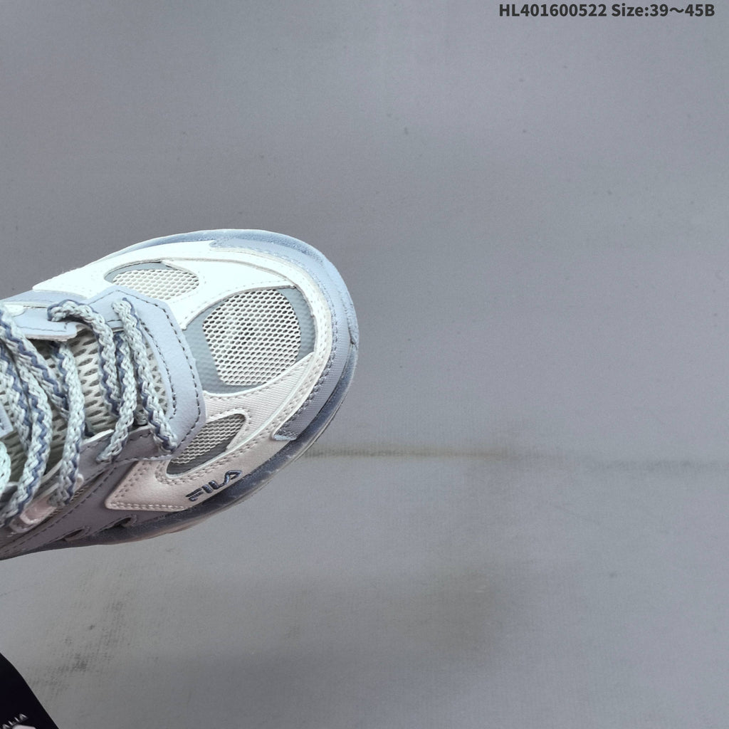 FILA FERN Low-Top Sneakers in White and Blue F12M622118FSP - product image from the listing.