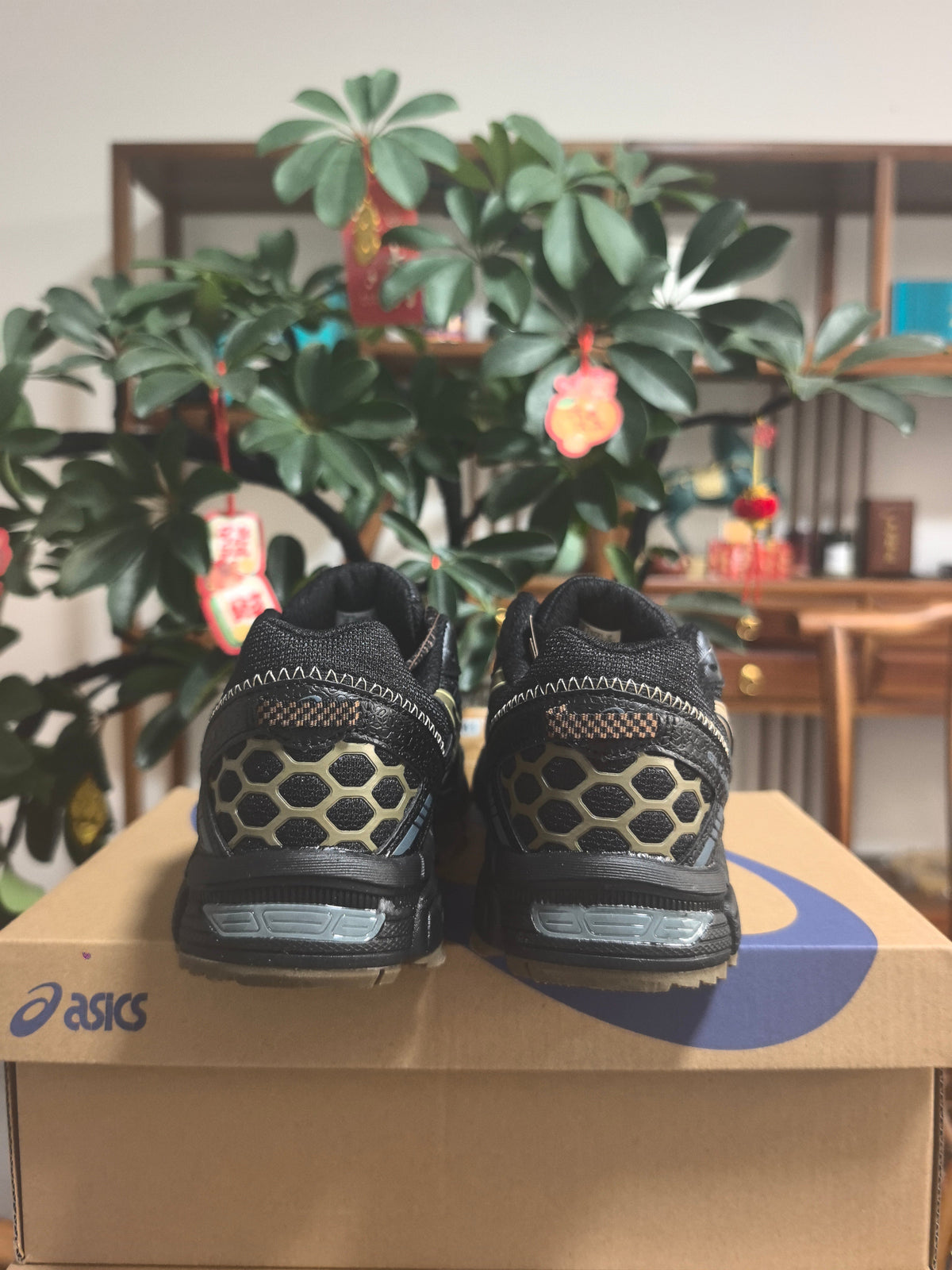 Black and Brown ASICS Gel-Kahana 8 Sneakers - product image from the listing.