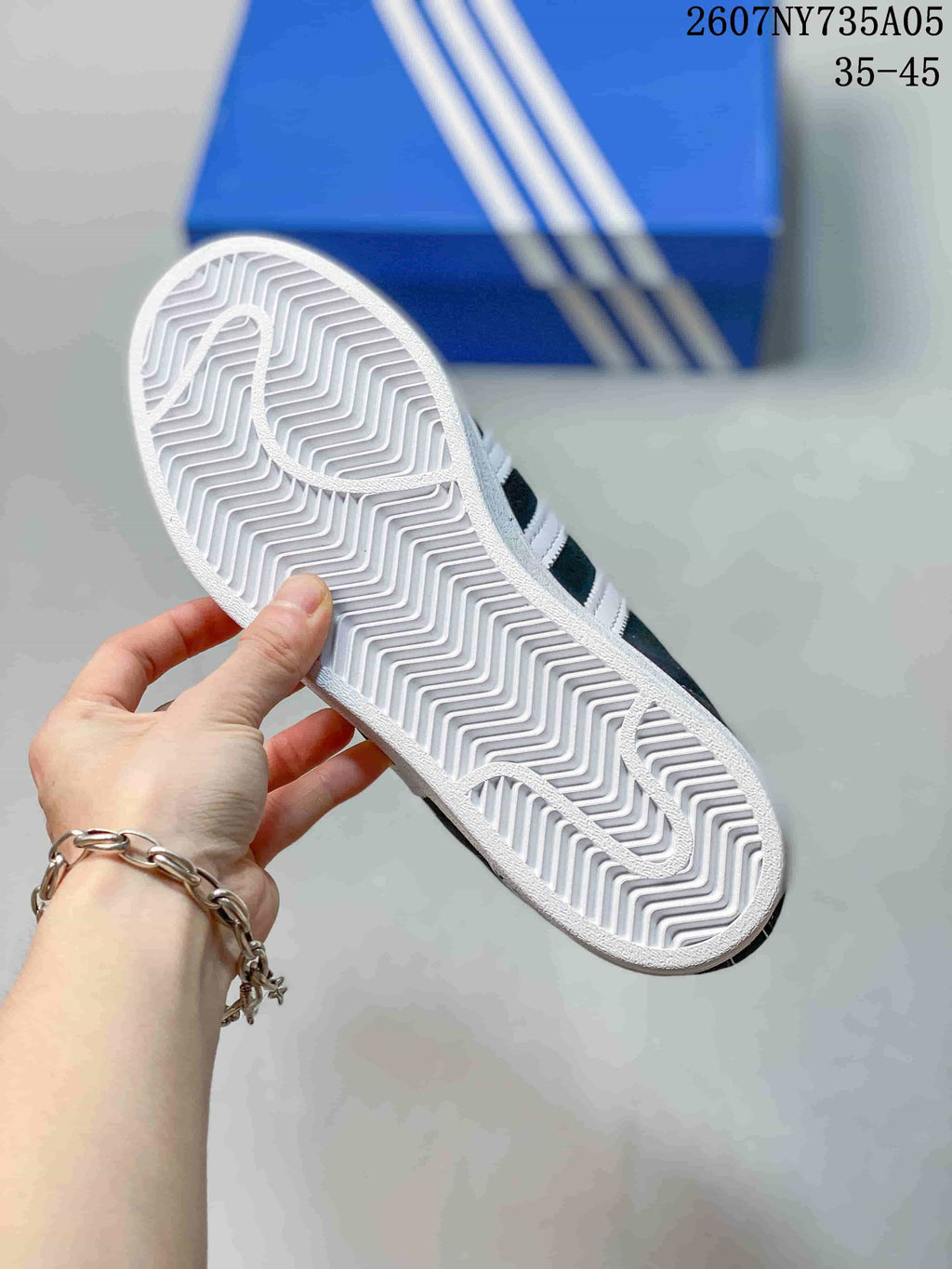 Adidas Superstar Sneakers in Black White 2607NY735A05 - product image from the listing.
