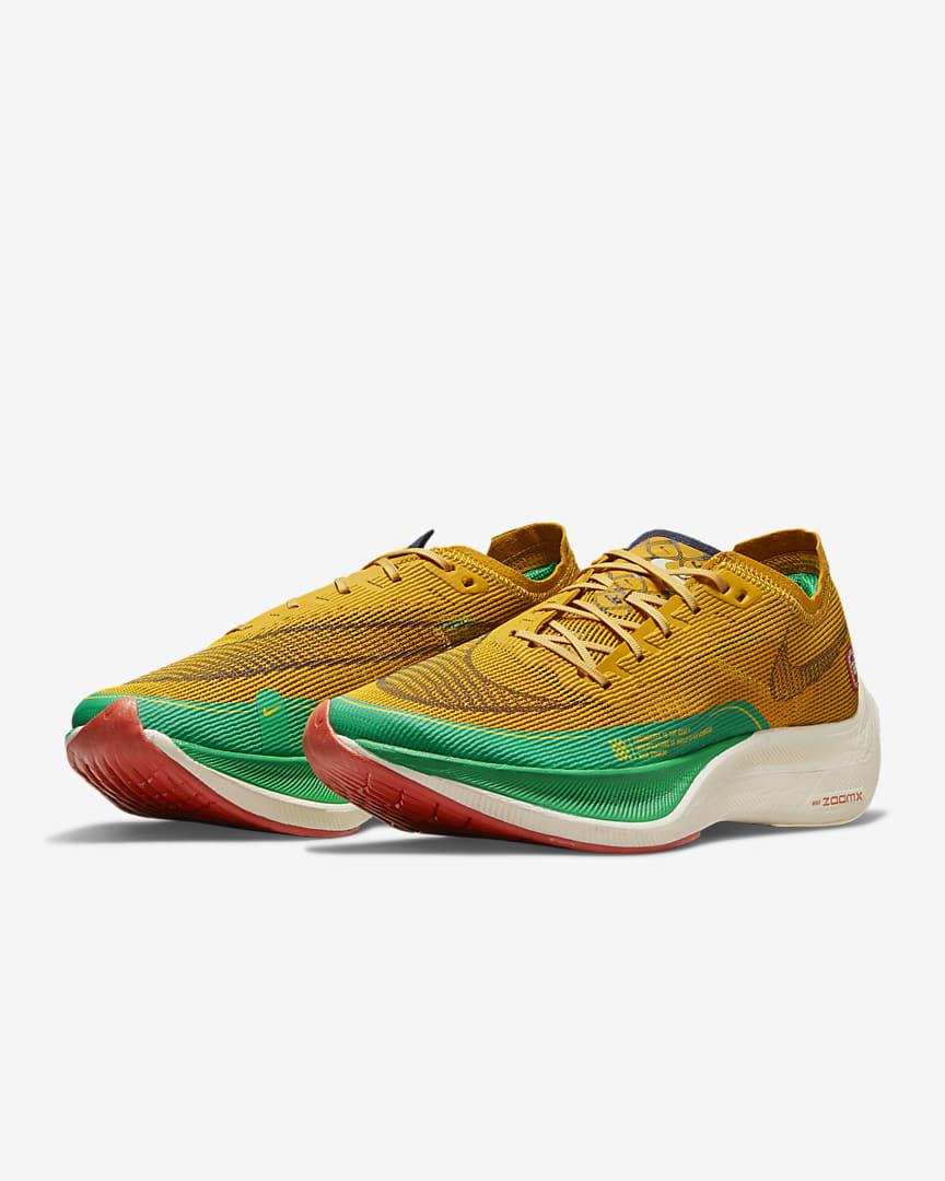 Nike ZoomX Vaporfly NEXT% 2 Shoes for Running DJ5182-700 - product image from the listing.