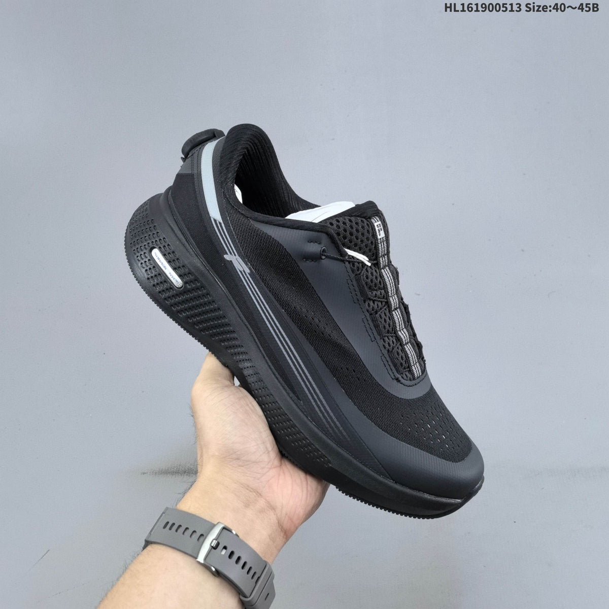 FILA Nuvole Run 3+ Running Shoes, in White and Black - product image from the listing.