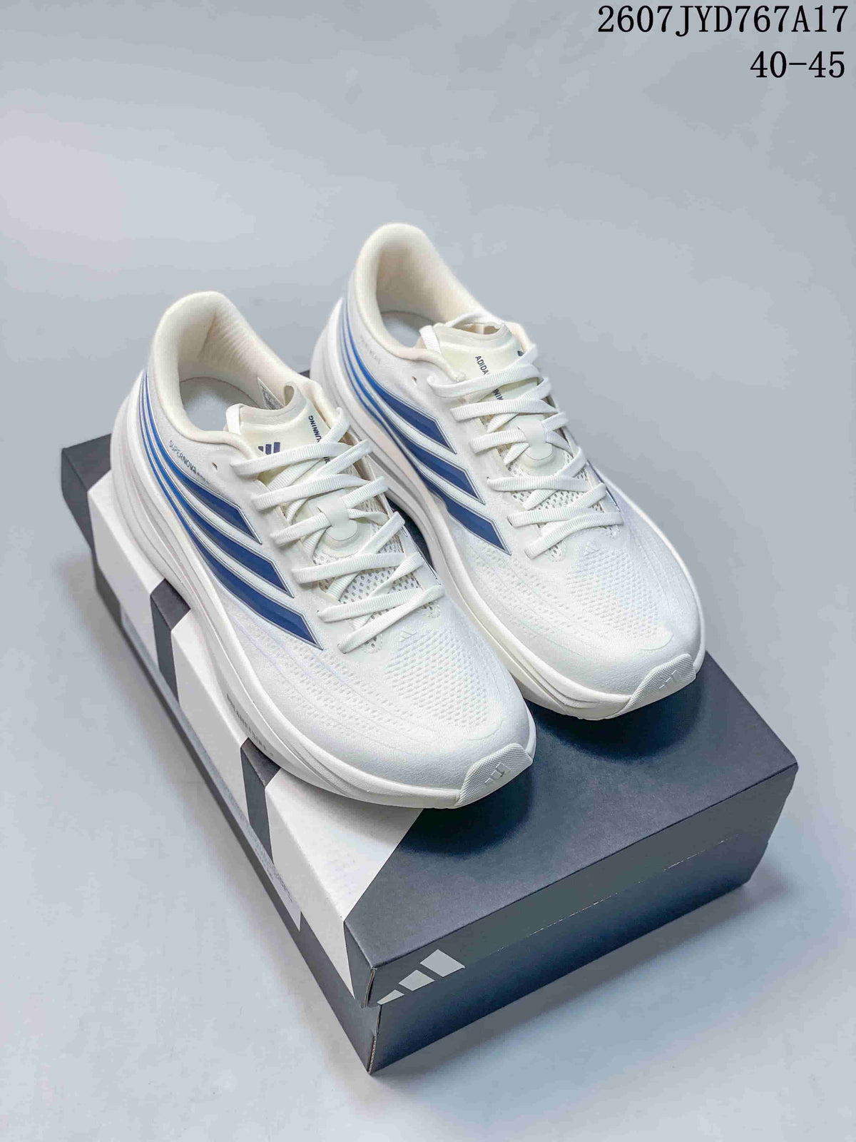 Adidas Supernova Rise 4 M Sneakers in White Blue - product image from the listing.