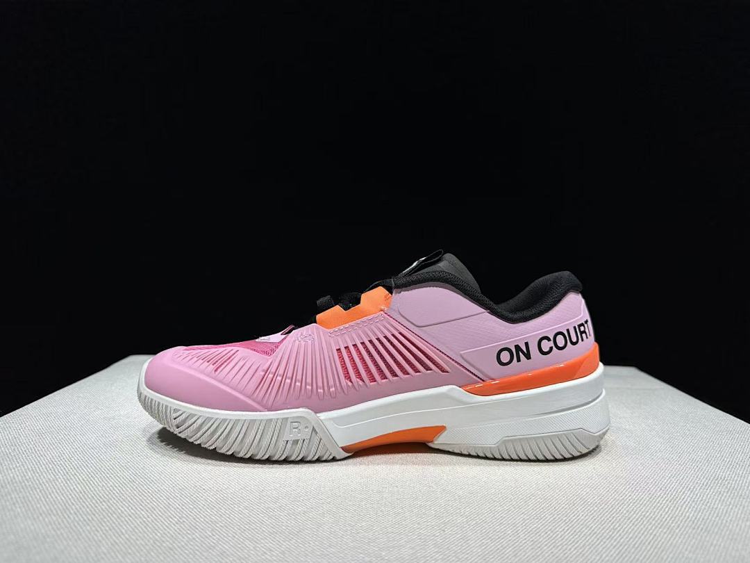 On The Roger Pro Fire Pink Flame Tennis Footwear - product image from the listing.