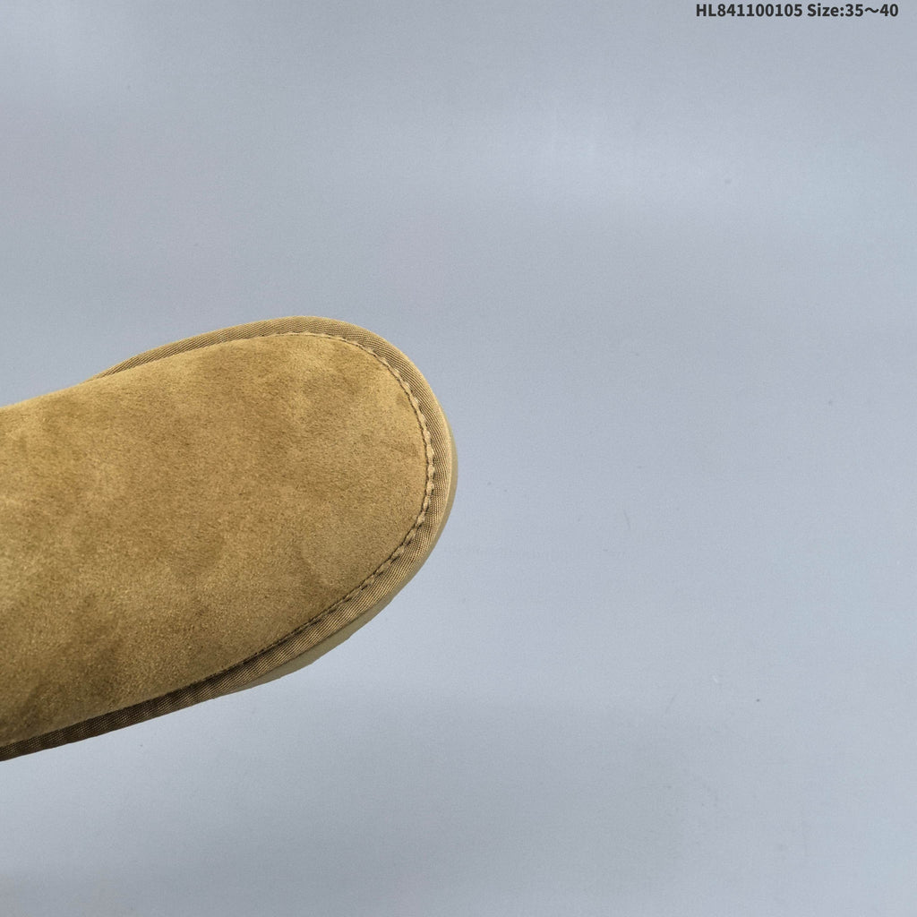 Chestnut UGG-Style Mini Platform Winter Boots - product image from the listing.