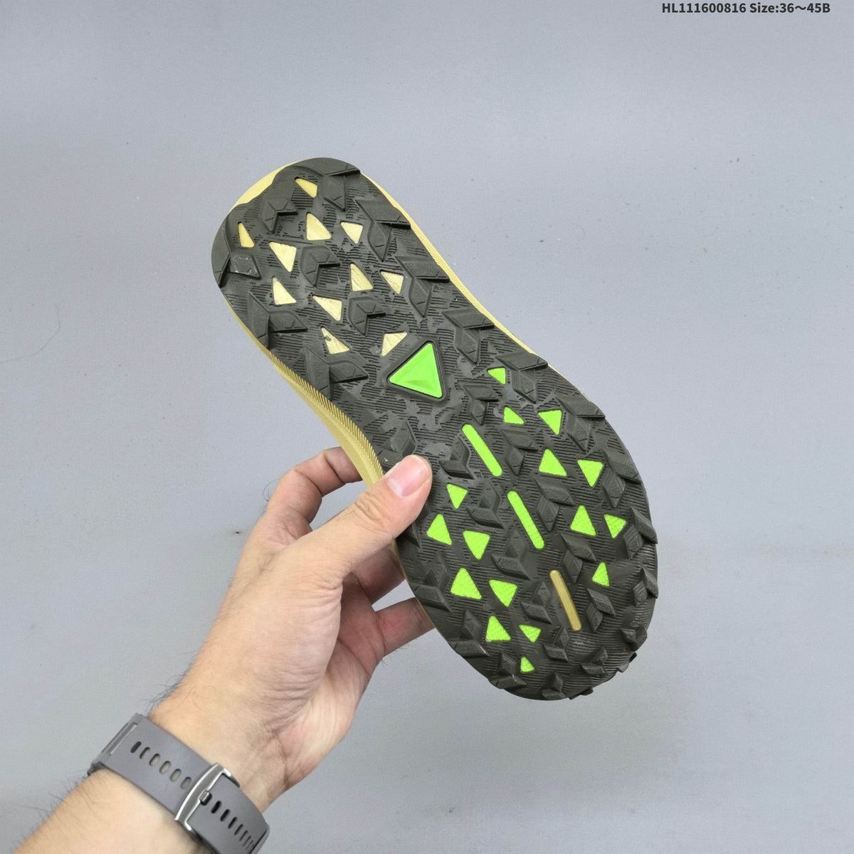 ASICS GEL-TRABUCO 13 Trail Running Shoes, in Black and Olive - product image from the listing.