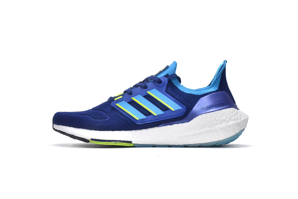 adidas UltraBoost 22 Shoes for Running, Blue, GX9333 - product image from the listing.