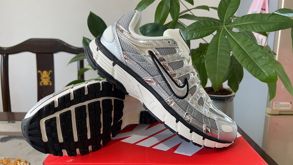 Nike P-6000 Sneakers in White Gray Black CN0149-001 - product image from the listing.