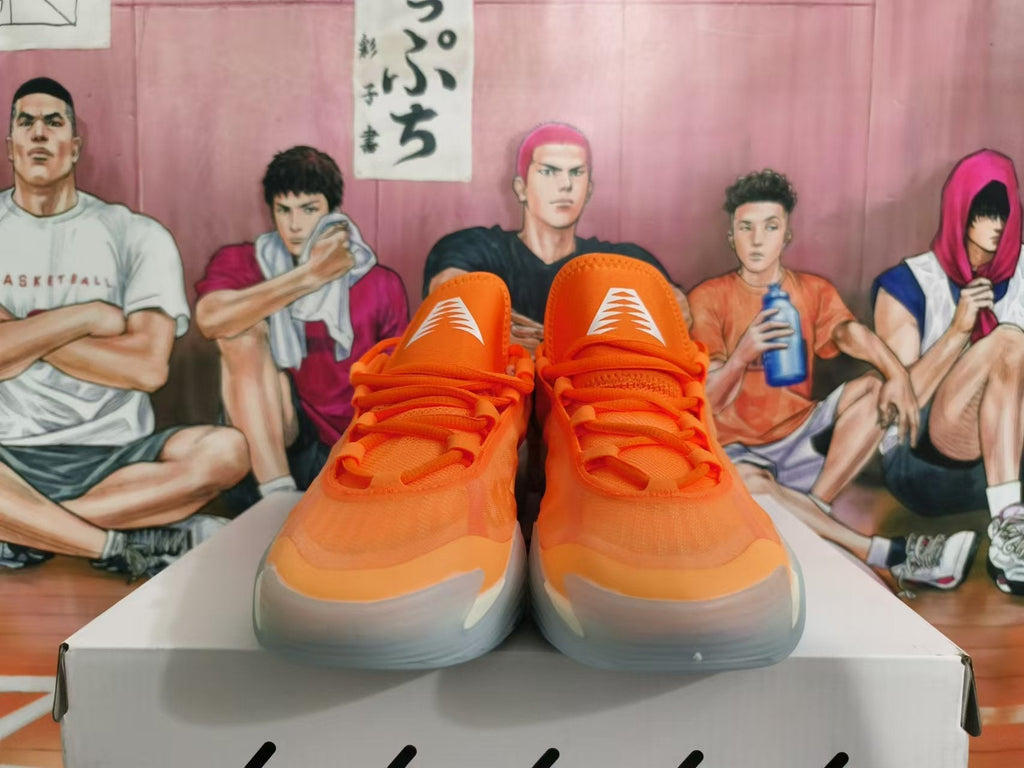 Bright Orange Nike Basketball Shoes - product image from the listing.