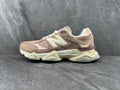 New Balance 9060 U9060EEH Sneakers, in Taupe and Pink - product image from the listing.