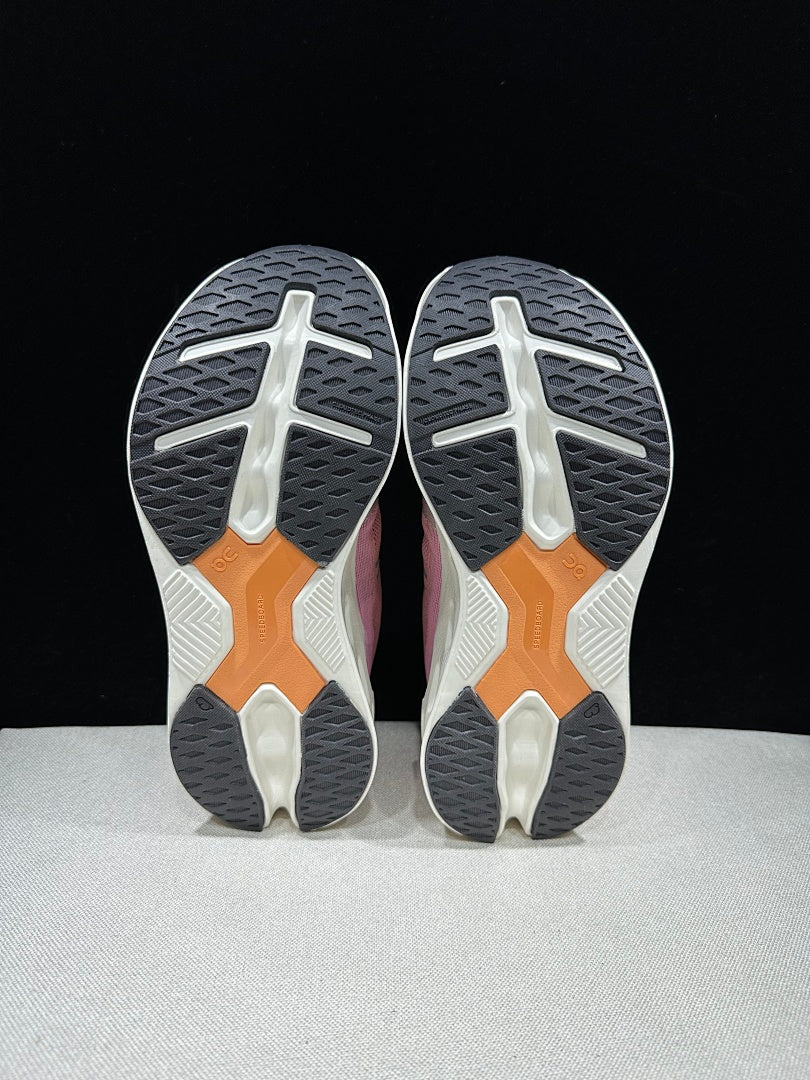 Pink and White On CloudEclipse Running Shoes - product image from the listing.