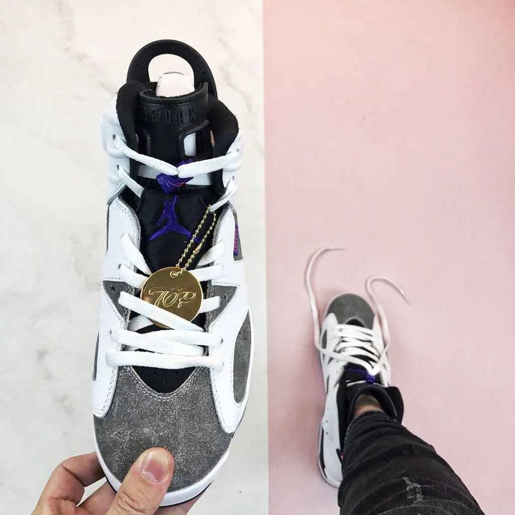 Air Jordan 6 Flint High-Top Sneakers - product image from the listing.