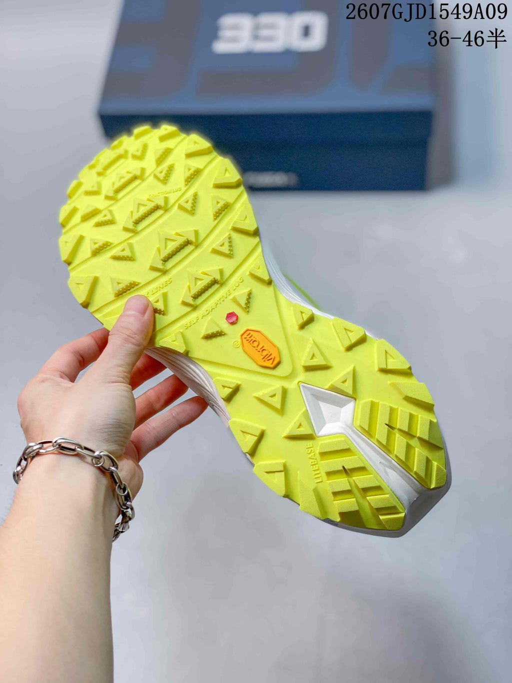 Kailas Fuga Ex 330 Trail Running Shoes in White Lime - product image from the listing.