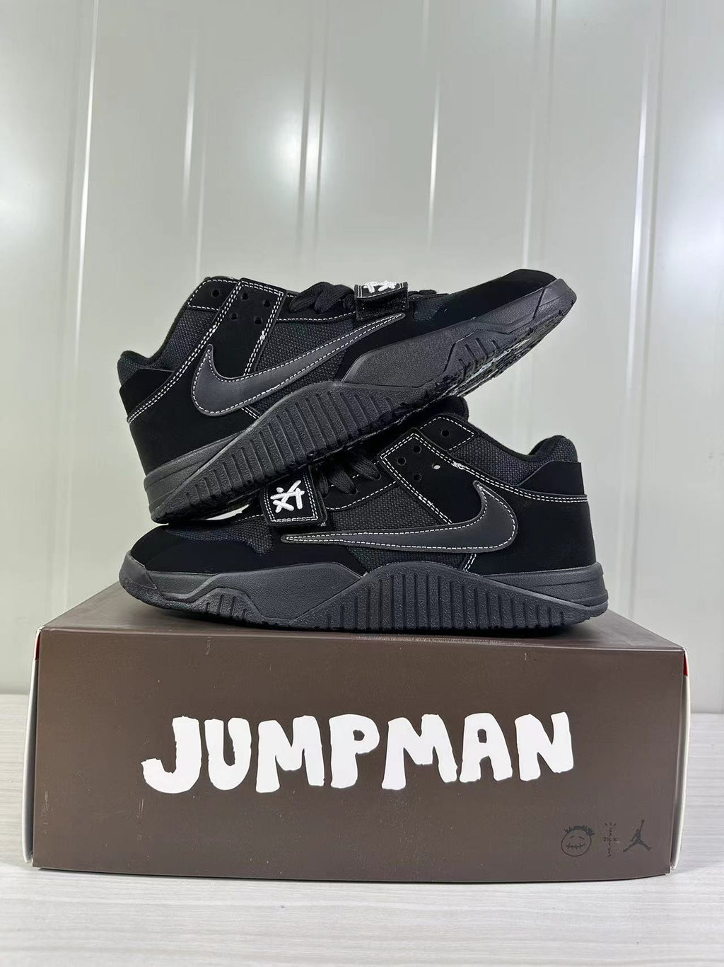 Jordan Cut the Check Sneakers in Black FZ8117-204 - product image from the listing.