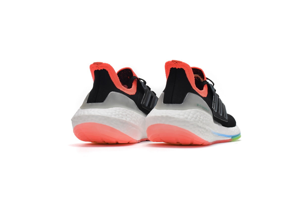 adidas UltraBoost 22 Running Shoes in Black Orange GY8681 - product image from the listing.