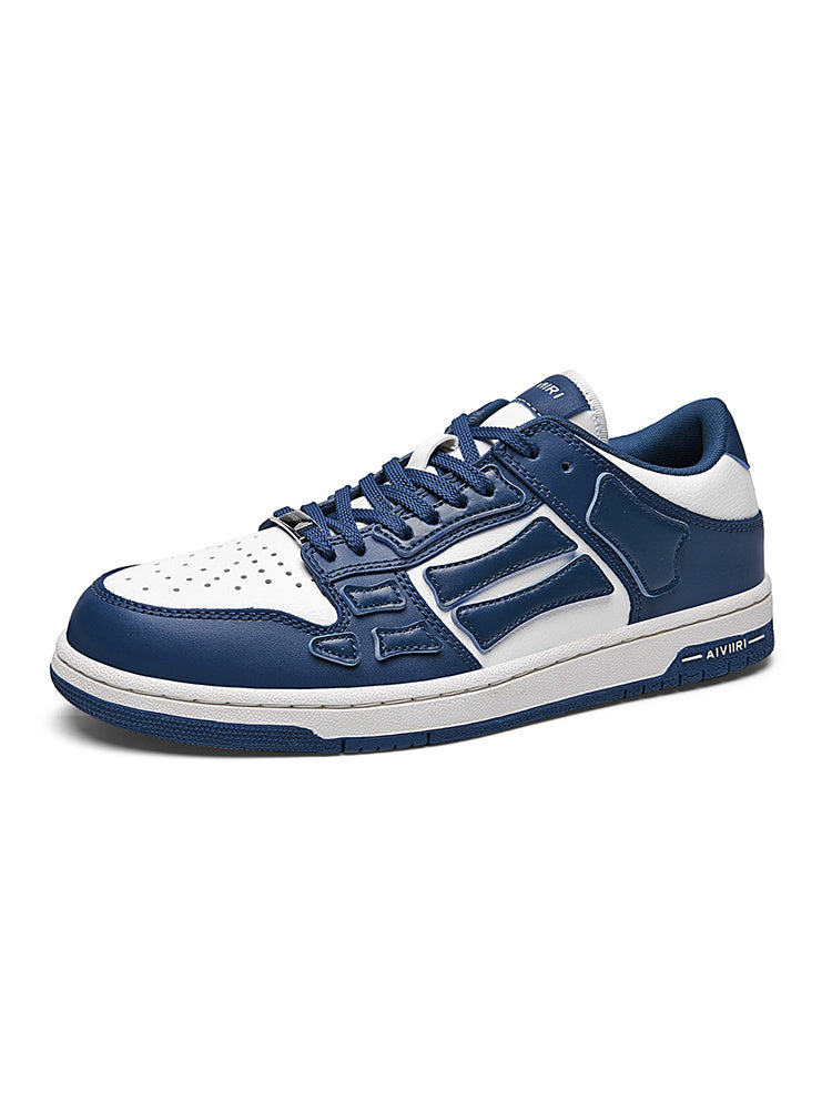 AIVIIRI Low-Top Sneakers in Navy and White - product image from the listing.