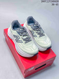 New Balance Fresh Foam X More v6 Running Shoes in Green Gray - product image from the listing.