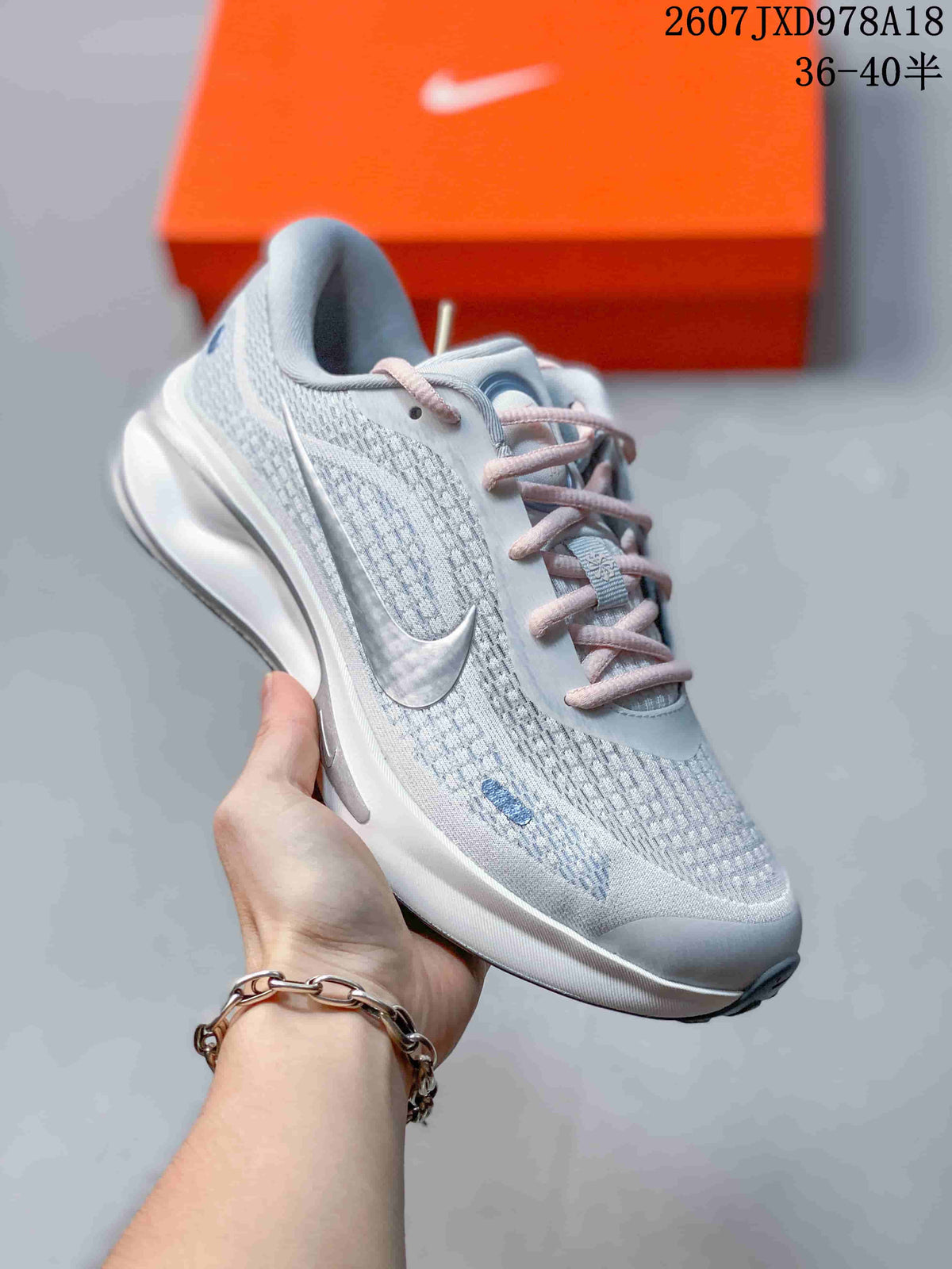 Nike Journey Run Running Shoes in Light Gray 2607JXD978A18 - product image from the listing.