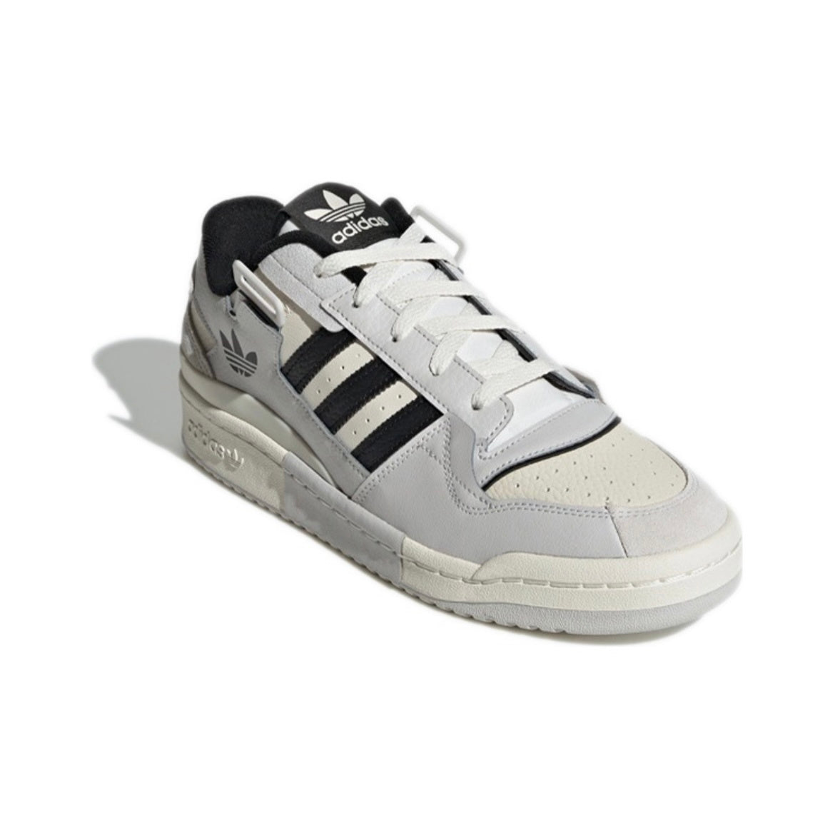 Adidas Originals Forum Exhibit Low Sneakers in Gray Black GX6284 - product image from the listing.