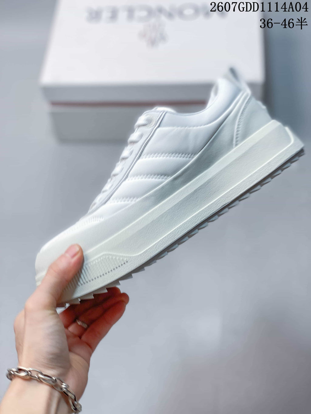 Moncler Trailgrip GTX Sneakers in White 2607GDD1114A04 - product image from the listing.