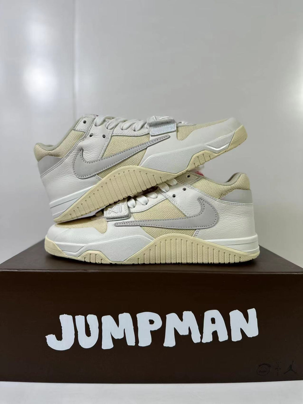 Jordan Jumpman Jack TR Sneakers in Cream Yellow FZ8117-003 - product image from the listing.