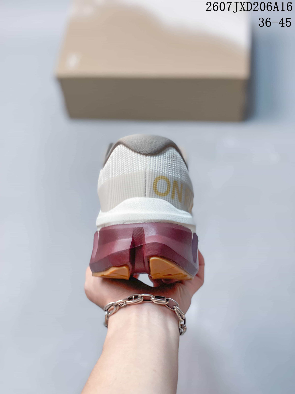 Women's On Cloudmonster 3 Hyper Running Shoes White - product image from the listing.