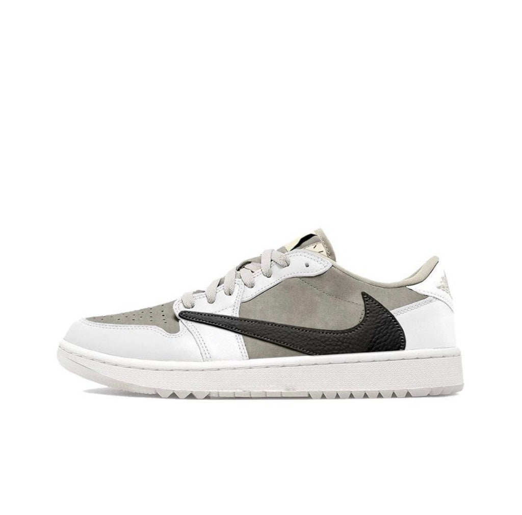 Jordan 1 Low Golf Travis Scott FZ3124-200 in Olive - product image from the listing.