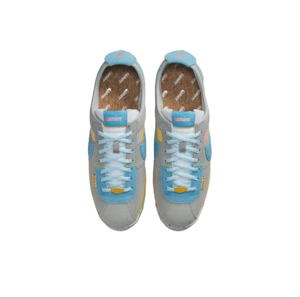 Nike Cortez SP Union LA Sneakers in Light Smoke Grey DR1413-002 - product image from the listing.