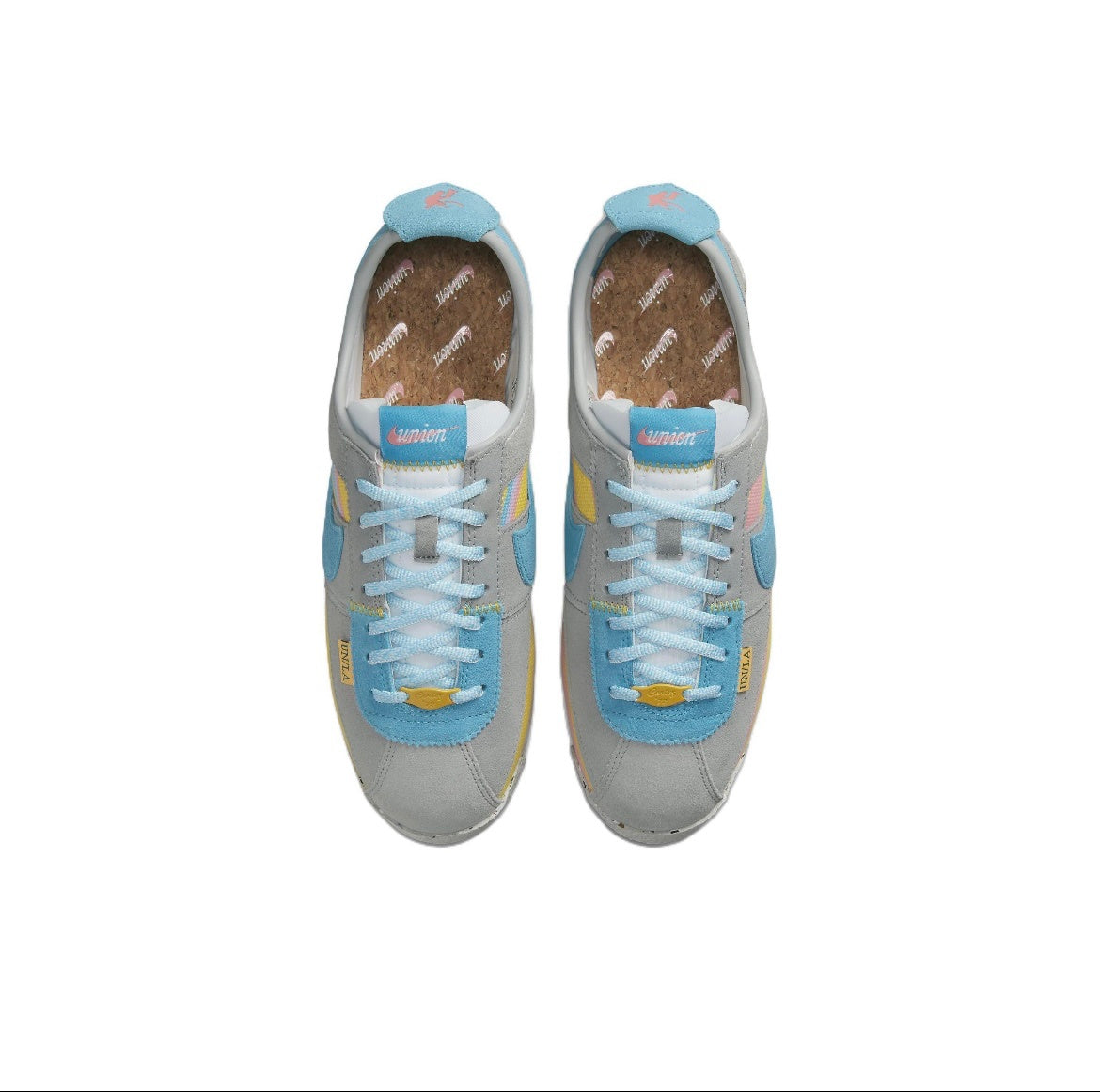 Nike Cortez SP Union LA Sneakers in Light Smoke Grey DR1413-002 - product image from the listing.