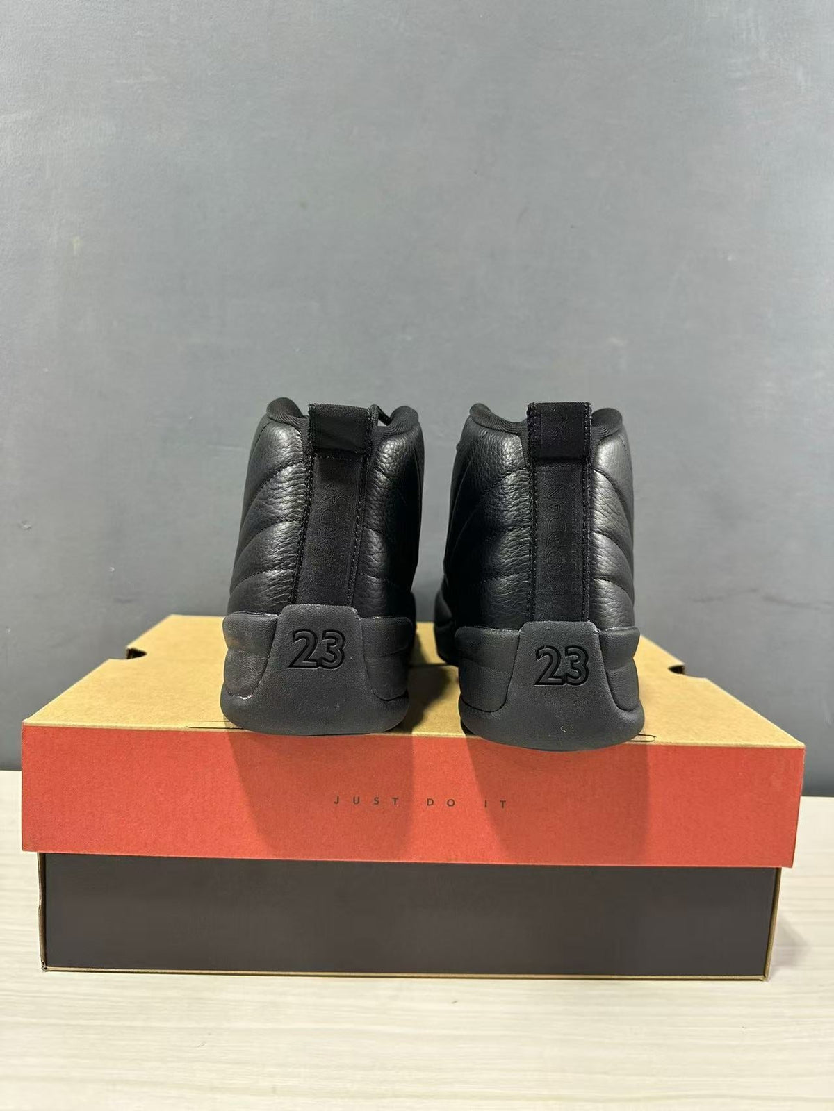 Air Jordan 12 High-Top Sneakers Black - product image from the listing.