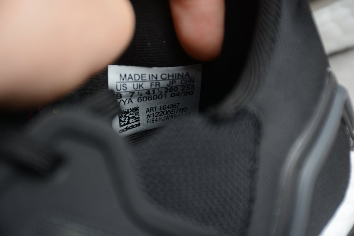 Adidas UltraBOOST 20 Consortium 6.0 Running Shoes in Black EG4367 - product image from the listing.