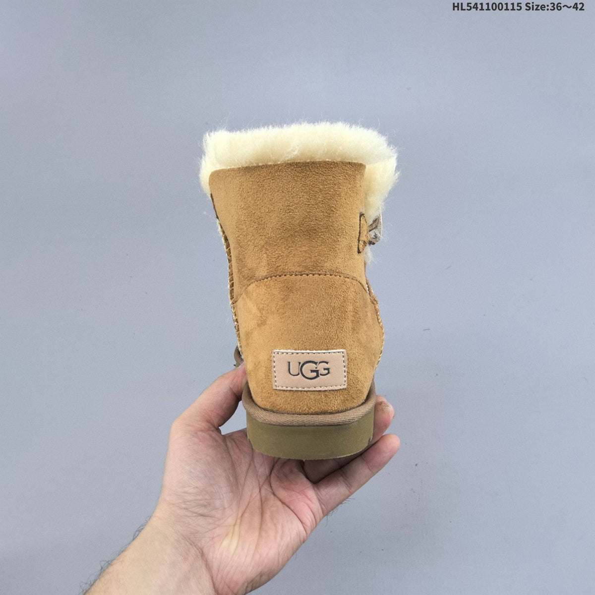 Classic Mini Dipper Suede Boots, Chestnut by UGG - product image from the listing.