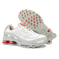 Nike Shox Ride 2 Sneakers in White, in Gray and Red - product image from the listing.