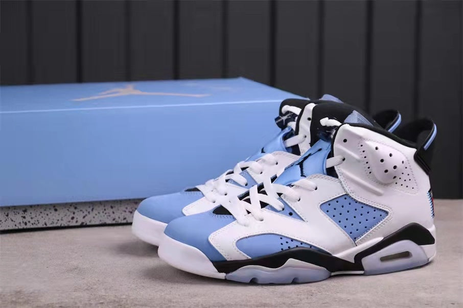 Jordan 6 Sneakers in University Blue CT8529-410 - product image from the listing.