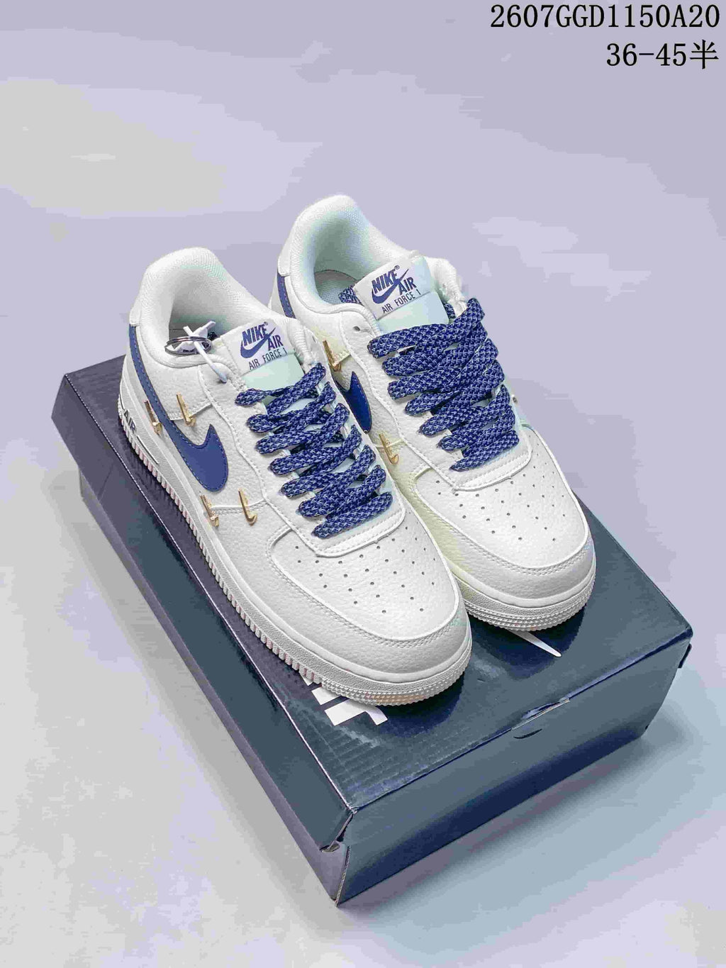 Nike Air Force 1 '07 Low Low-Top Sneakers in White - product image from the listing.