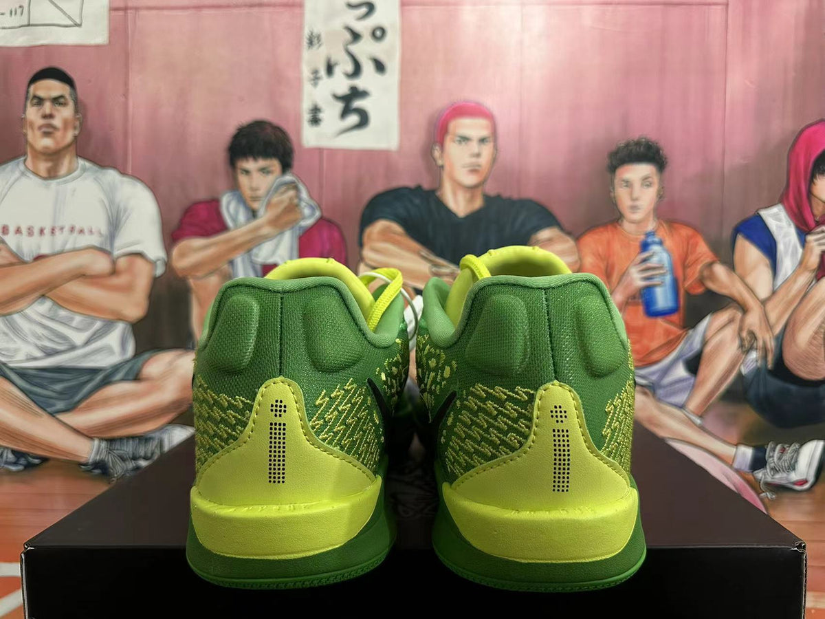 Green and Volt Nike Basketball Shoes - product image from the listing.