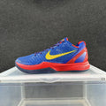 Nike Kobe 6 Basketball Shoes in Blue Red Yellow - product image from the listing.